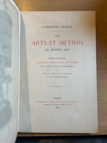 Ancienne france des arts - arts, et