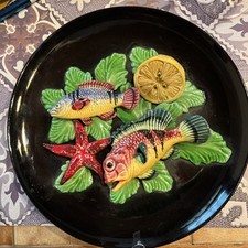 Assiette Trompe-l'œil Poisson