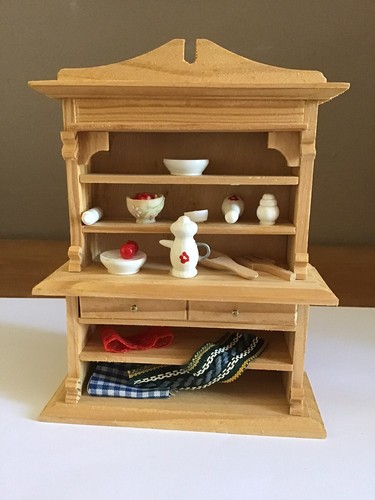 Petit meuble poupee bois - meuble, en