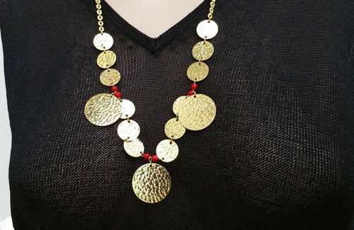 Neuf collier métal - collier,