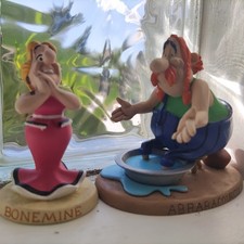 💥 Abraracourcix et Bonemine -Plastoy - Figurine Résine - Asterix