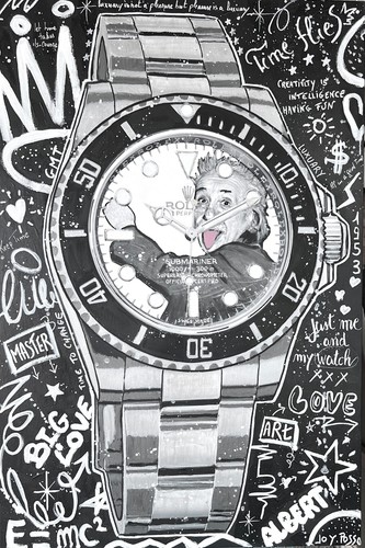 Tableau pop art rolex - art,