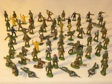 GROS LOT FIGURINE PLASTIQUE SOLIDO BELGE SOLDAT AGENT MOTO BRANCARDIER + / DURSO