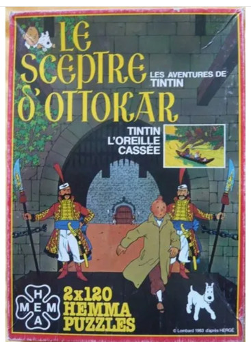 Puzzle hemma 1983 herge - puzzle,