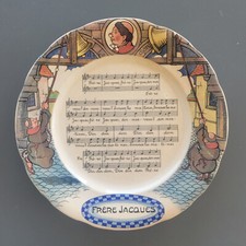 assiette faience sarreguemines