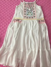 ROBE BLANCHE AVEC BRODERIES "ZARA GIRL" 7 ANS OCCASION
