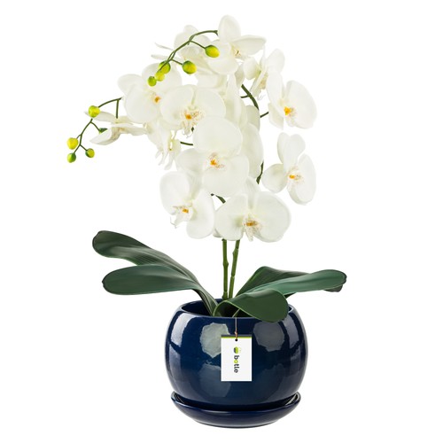 Pot fleur bleu foncé - de,