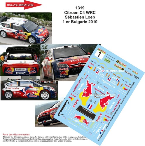 Decals ref 1319 - decals, citroen