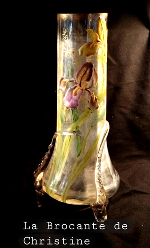 Legras vase tripode corps - legras,