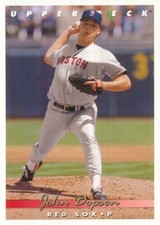 #409 BOSTON RED SOX # JOHN DOPSON # CARD BASEBALL UPPER DECK 1993