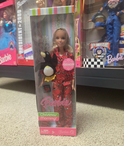 Christmas morning barbie - christmas,