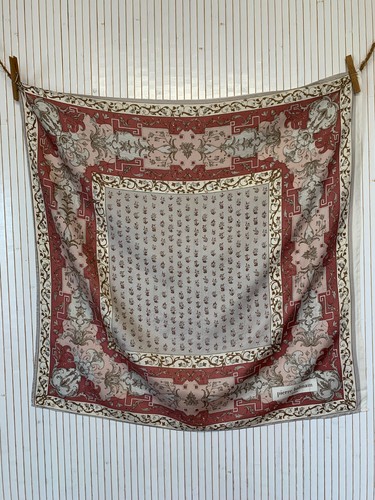 Foulard carré soie pierre - carré, de