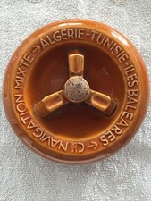 RARE Cendrier Compagnie Maritime Navigation Mixte Algérie Tunisie Iles Baléares 