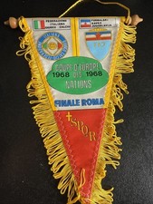 ★★★ fanion ITALIE/YOUGOSLAVIE finale 1968, coupe d’Europe des Nations ★★★