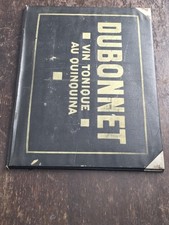 Porte menu carte Dubonnet Quinquina Champagne Morlant 