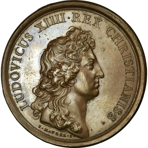 France médaille louis xiv - france,,