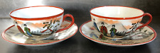 Lot 2 Anciennes Tasses et Sous Tasse à Thé en Porcelaine Fine Japon