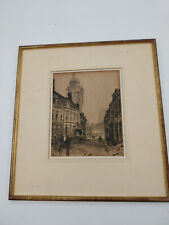 Eau forte Paul Adrien Bouroux