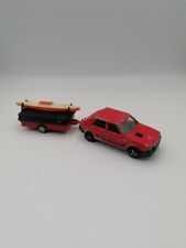 Majorette France -Fiat Ritmo + Remorque Canoë - Vintage 