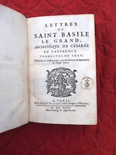 Lettres de SAINT BASILE LE