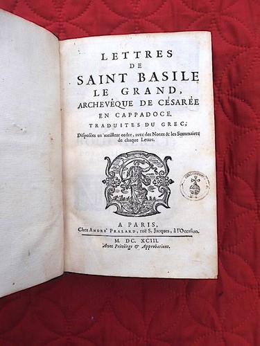 Lettres saint basile le - lettres,