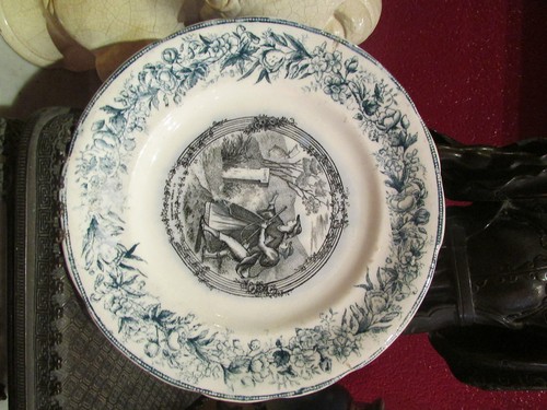 Ancienne assiette faience - ancienne,
