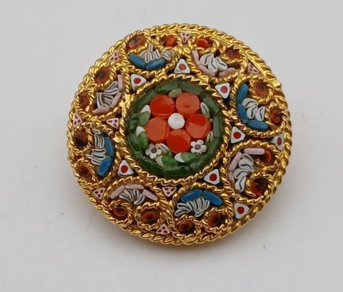 Broche micro mosaïque - broche,