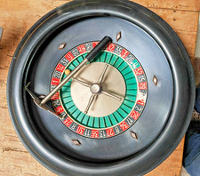Ancienne grande roulette , jeu de societé , Casino