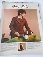 PUBLICITE 1967  Laines Georges Picaud Lamb's Wool