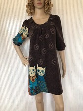 Robe pull Violine à motif Chats taille 1 Cherry (VFR052)