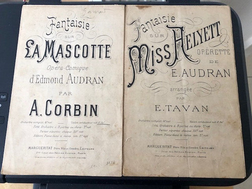 Partitions des éditions - partitions,