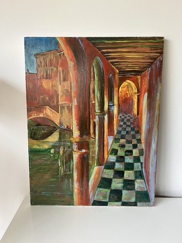 Peinture huile sur - , toile
