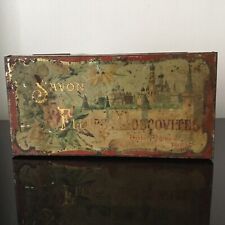 VICTOR VAISSIER Savon Fleurs Moscovites Boite en Tôle Litho Rare