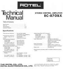 Manuel De Service Pour Rotel