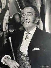 Tirage original SAM LEVIN, "Salvador Dali", Tirage argentique sur papier baryte.