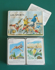 Ancien "jeu des familles LES SPORTS"  Nathan  60's  complet