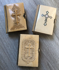 Lot 3 Missels Paroissien XIXème Croix religion Collection Livres religieux