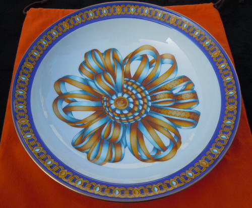 Plat porcelaine hermès - porcelaine,