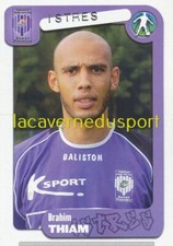 108 BRAHIM THIAM # FC ISTRES STICKER  PANINI  FOOT 2004 2005