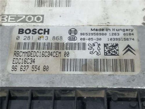 0281013868 boîtier peugeot - 0281013868,