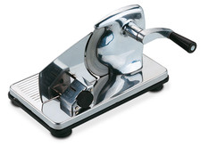 Trancheuse inox manuelle de charcuterie