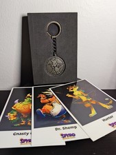 Porte-clés et jeu de cartes en métal Spyro Reignited Trilogy