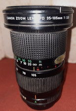 Canon Zoom Lens FD 35-105mm 1:3,5 MACRO testé excellent état