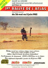 Publicité 1er Rallye de l'ATLAS 1982 France-Maroc Advertising #00341
