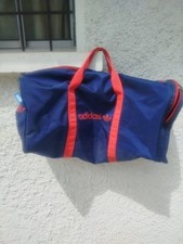 Sac de voyage,de sport Adidas bleu et rouge avec sangle