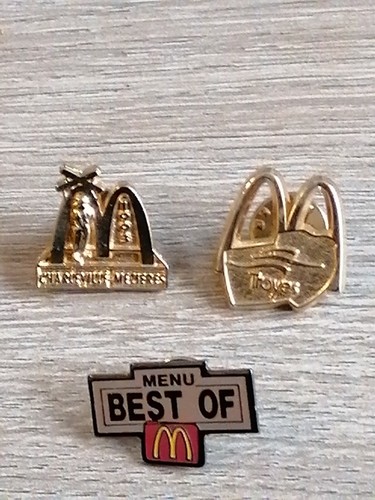 Lot pin donalds vintage - 3, mc