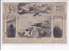 CAMBRAI: blériot, anzani, milano, aviation, 1909 - très bon état