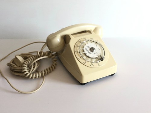 Téléphone vintage cadran - téléphone, à
