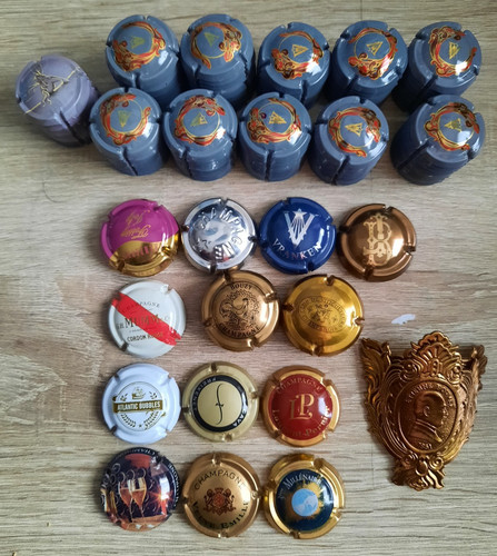 130 plaques muselet de - muselet,