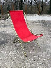 Chaise longue vintage PLIANFER, bon état correct  